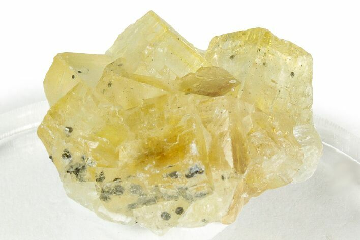 Gemmy Yellow Fluorite Cluster - Spain #327166
